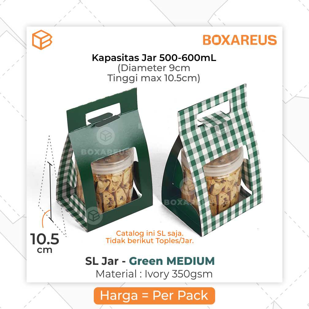 Toples Jar Box - SL Jar (50 Pc)