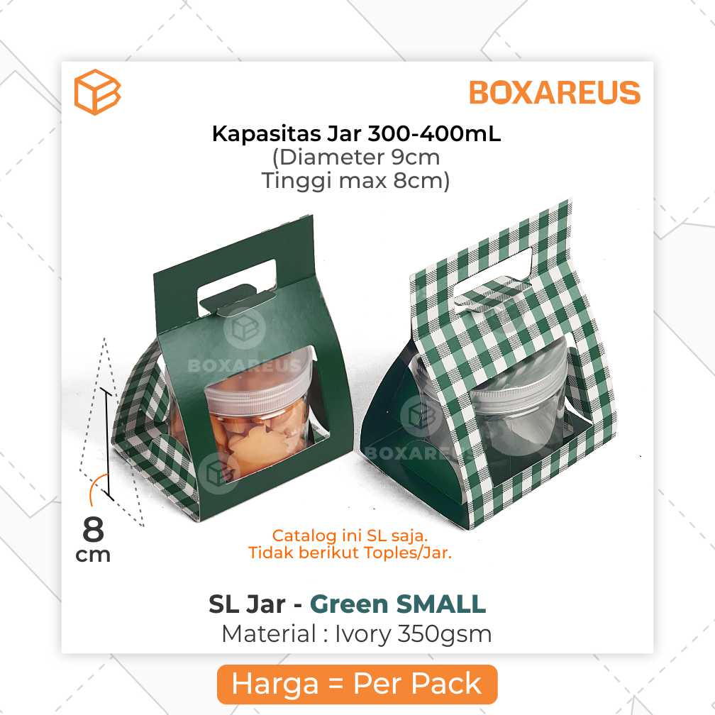 Toples Jar Box - SL Jar (50 Pc)
