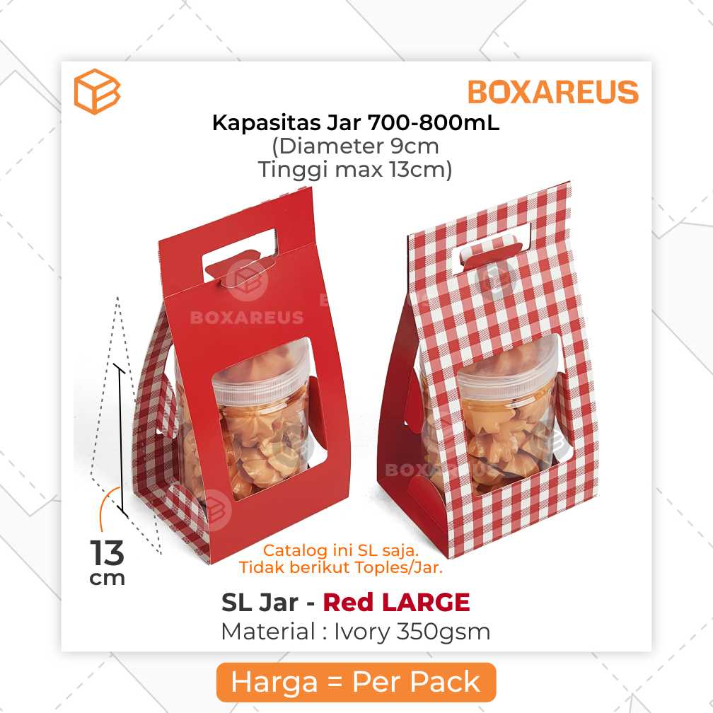 Toples Jar Box - SL Jar (50 Pc)