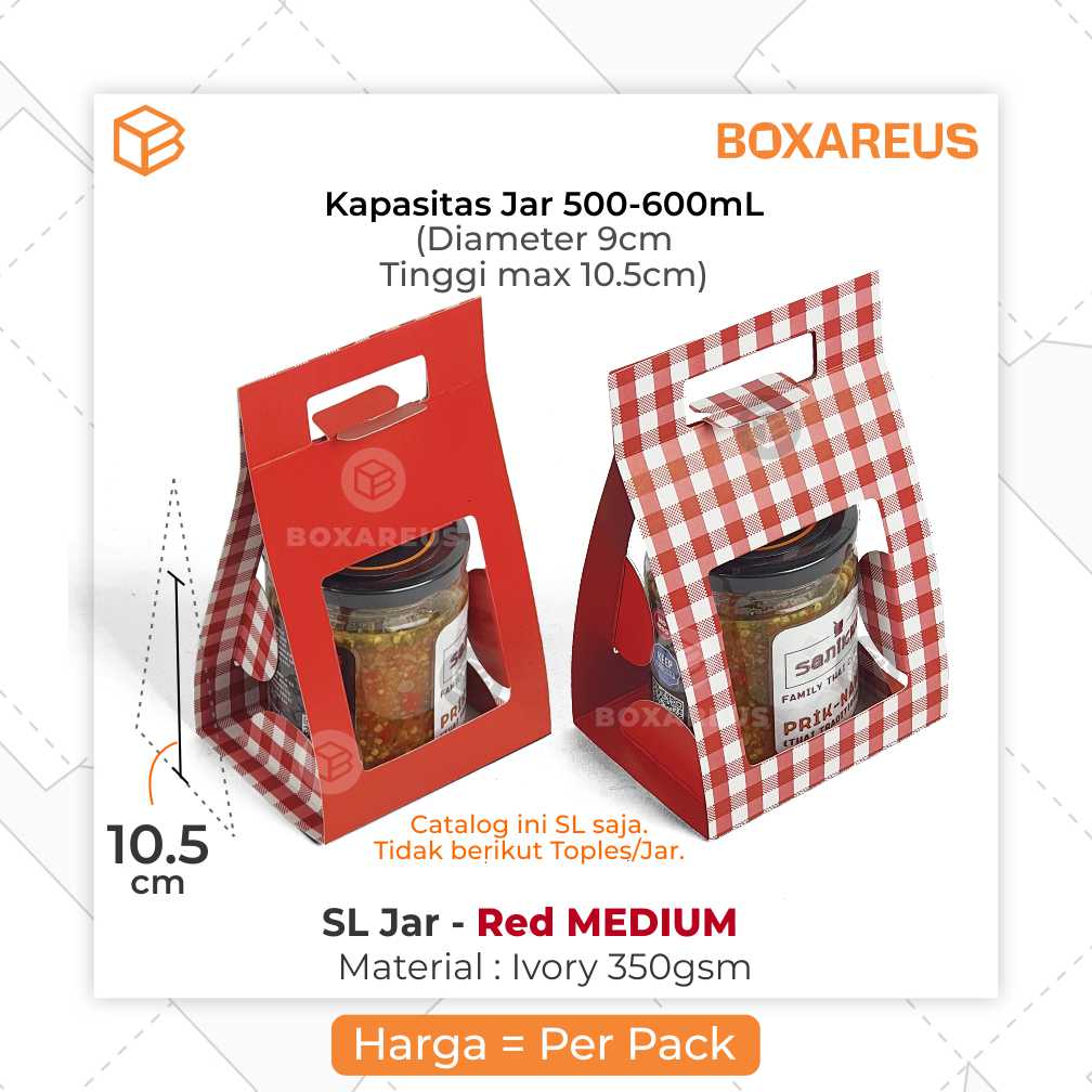 Toples Jar Box - SL Jar (50 Pc)