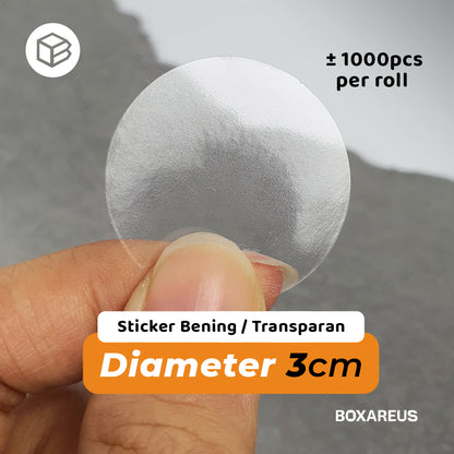 Clear Sticker - STB (Per Roll)