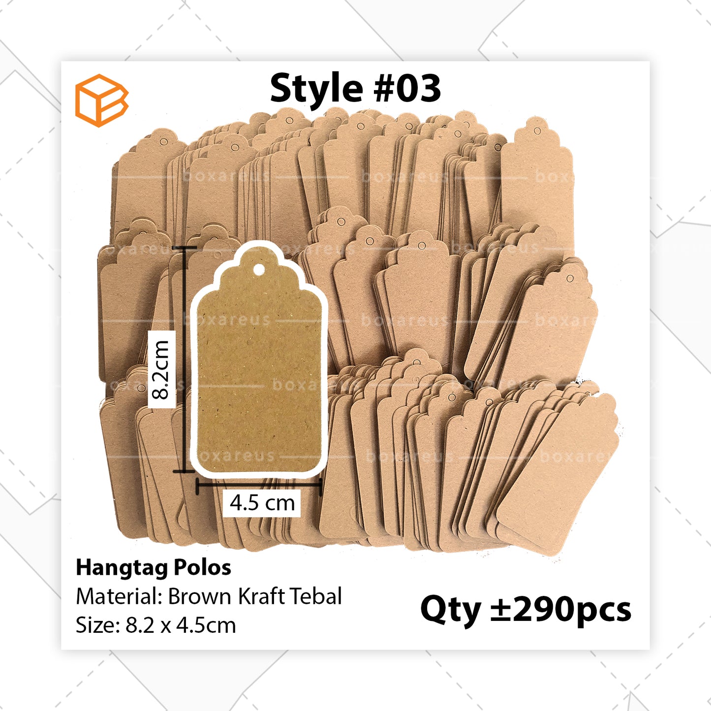 Hangtag Kraft - HTK