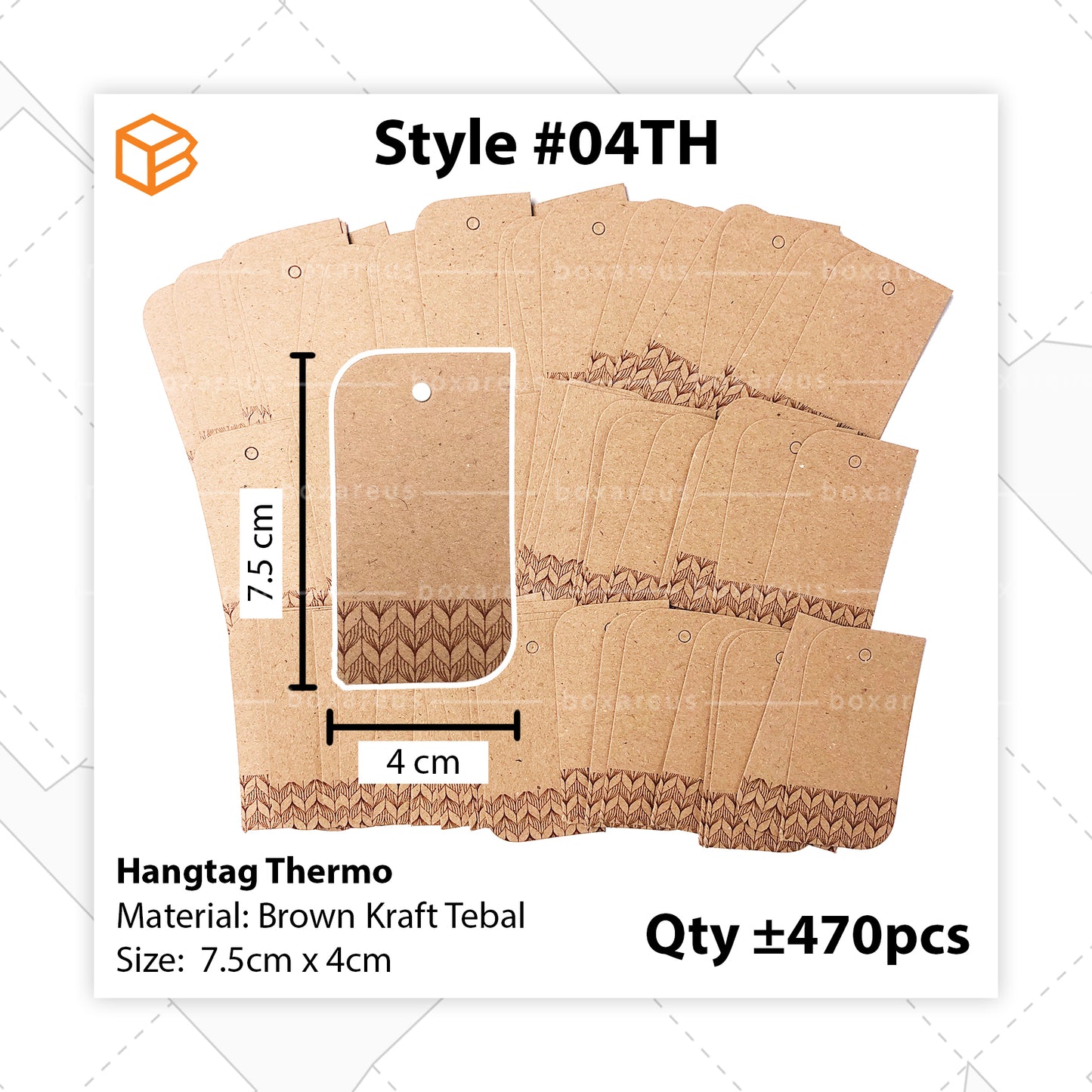 Hangtag Kraft - HTK