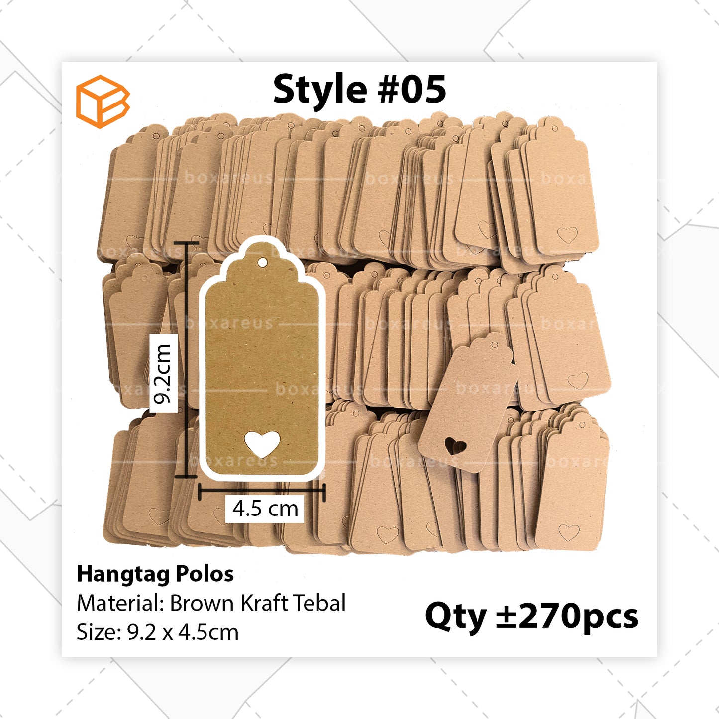 Hangtag Kraft - HTK