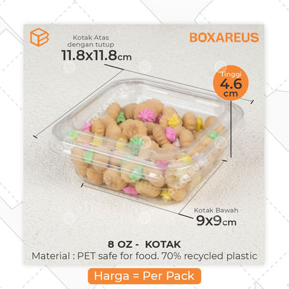 Mangkok Mika/Plastic Bowl - KOTAK (50 Pc)