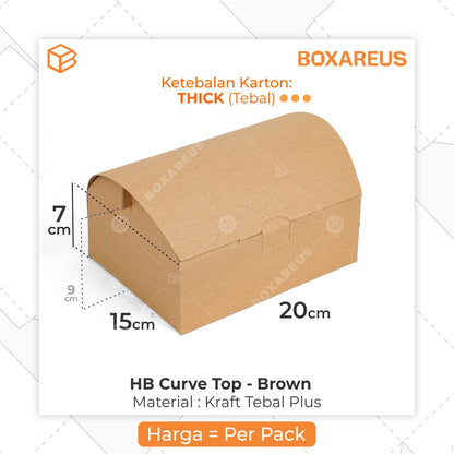 Cake Box - HB Curve Top (10 Pc)