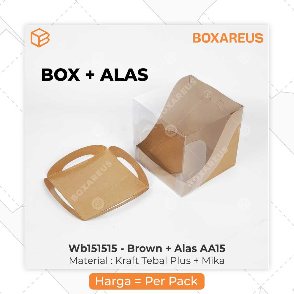 Cake Box Mika - WB151515 (10 pc)