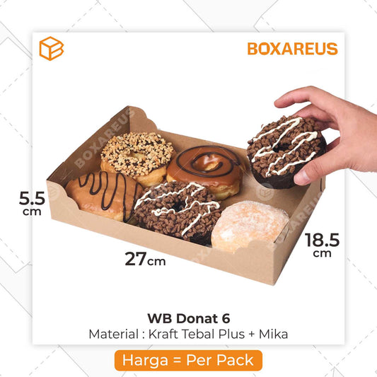 Box Donat - WB Donat 6 (10 pc)