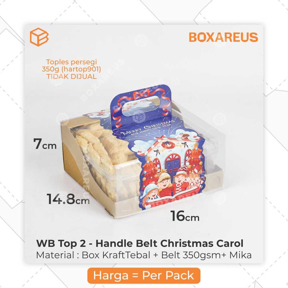 Window Box Toples - WB Top 2 - Belt Natal Carol (10 pc)