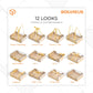 Pudding / Cup Cake Box - WB MULTI 12 (5 Pc)