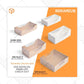Pudding / Cup Cake Box - WB MULTI 3 (10 Pc)