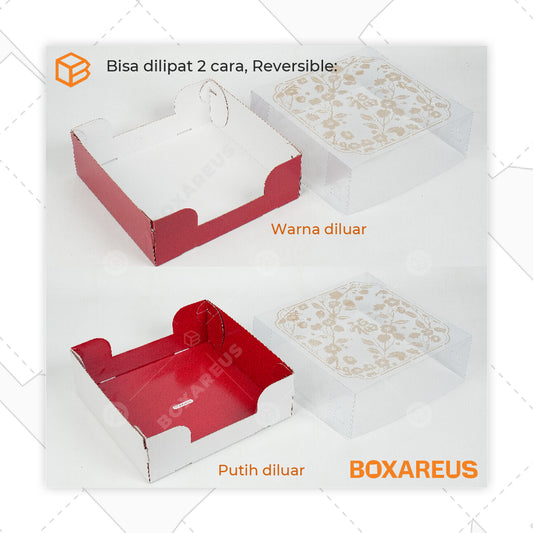 Pudding / Cup Cake Box - WB Multi 9 CNY (5 Pc)