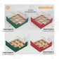 Pudding / Cup Cake Box -  WB Multi 9 Reversible White