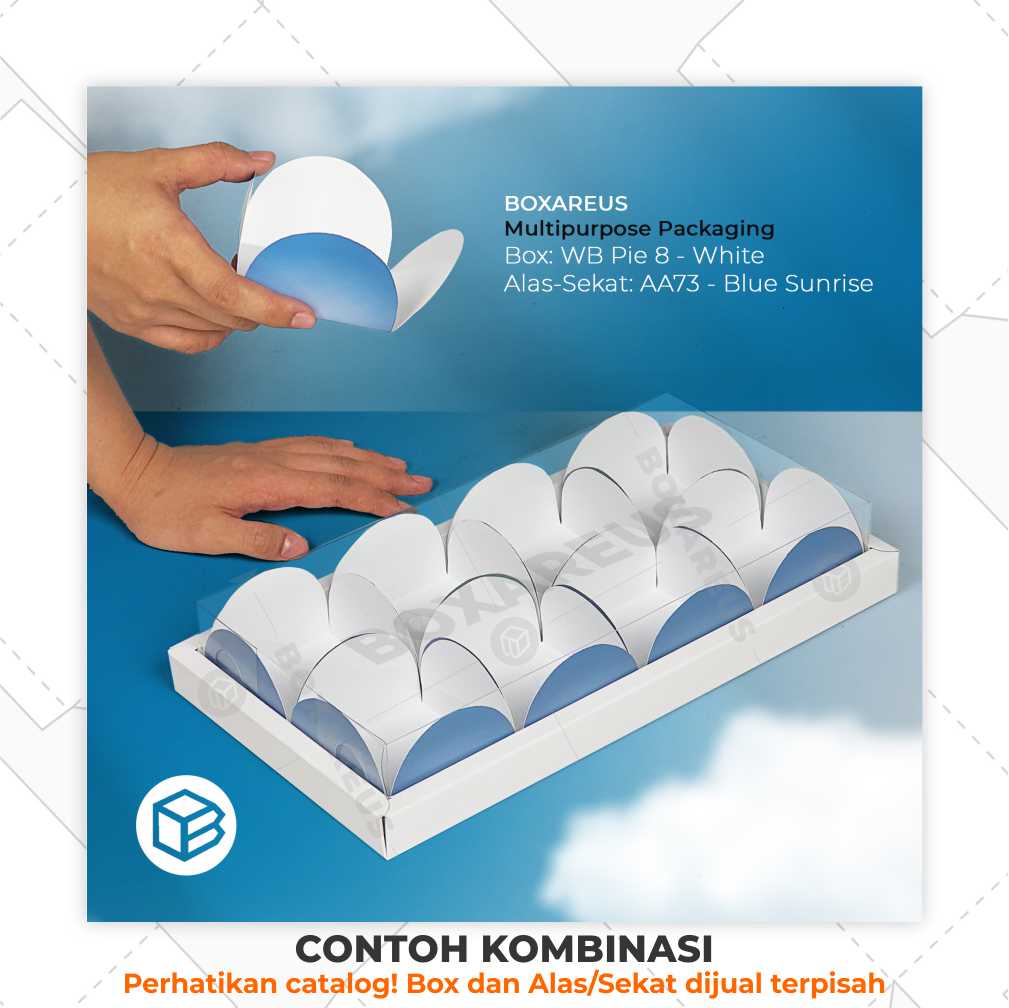 Box Pie Isi 8 - WB Pie 8 (10 pc)