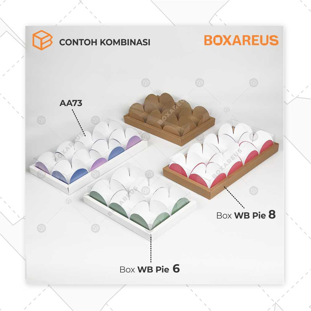 Box Pie Isi 8 - WB Pie 8 (10 pc)