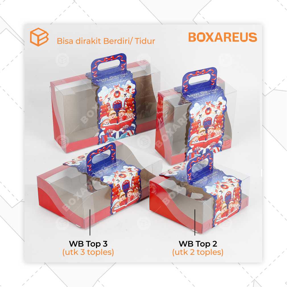 Window Box Toples - WB Top 2 - Belt Natal Carol (10 pc)