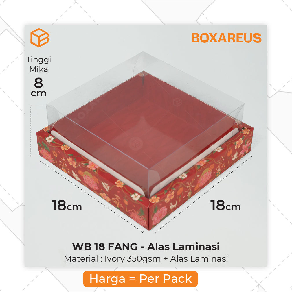Cake Box - WB 18 Fang Alas (10 Pc)