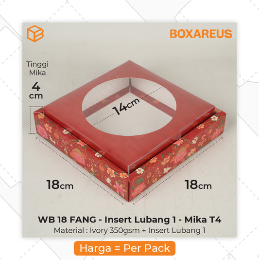 Cake Box - WB 18 Fang Lubang 1 (10 Pc)