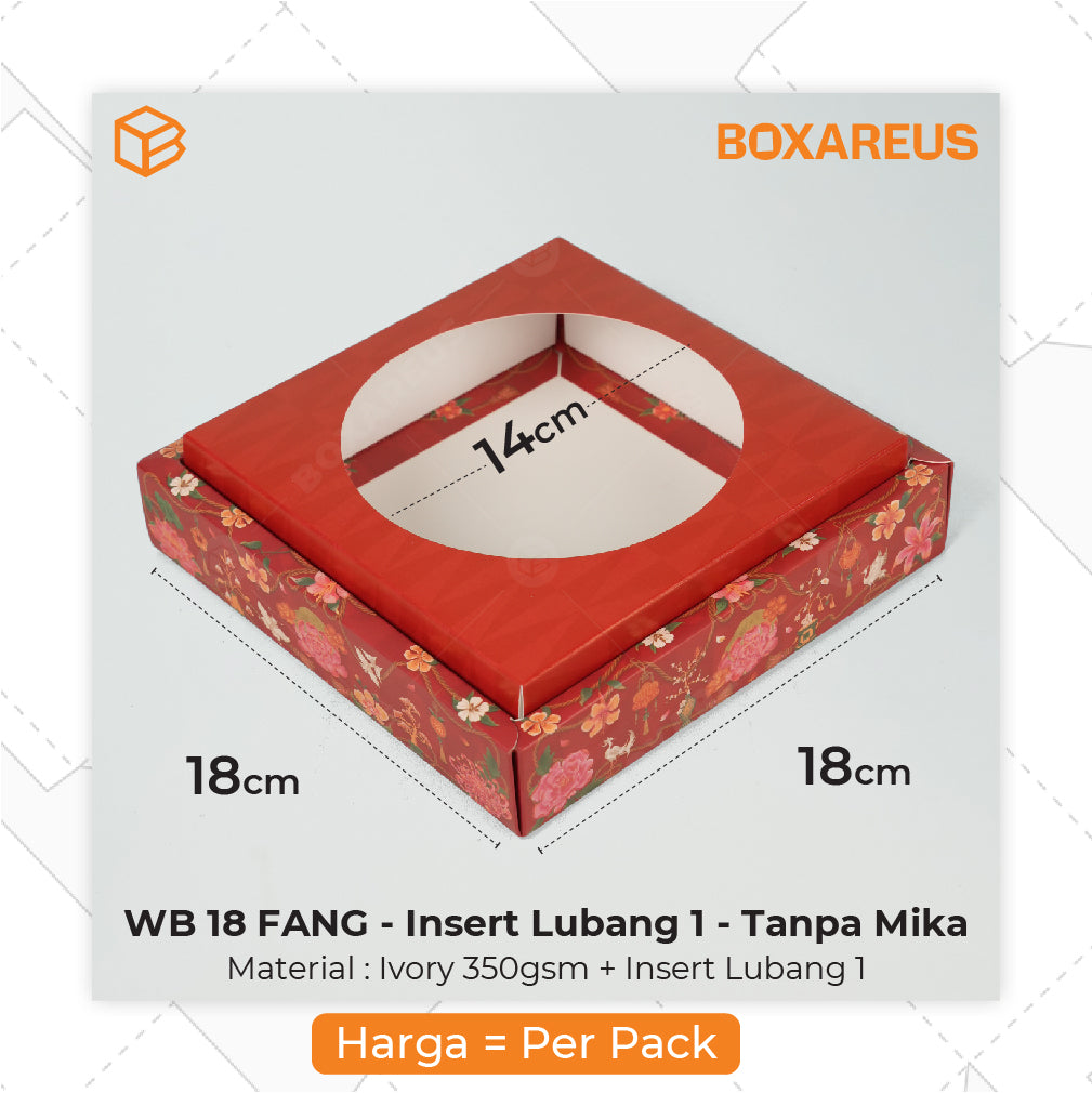 Cake Box - WB 18 Fang Lubang 1 (10 Pc)