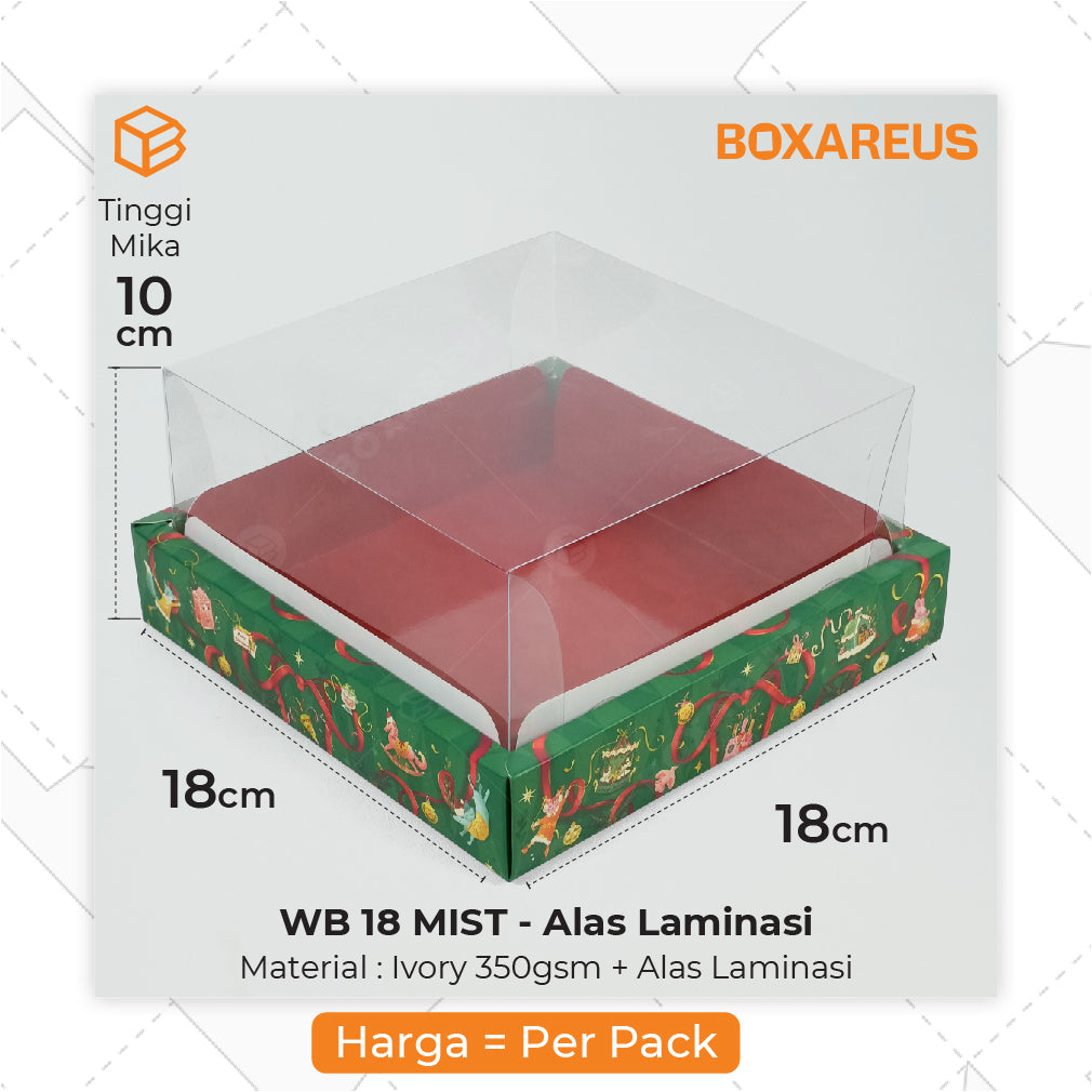 Cake Box - WB 18 Mist Alas (10 Pc)