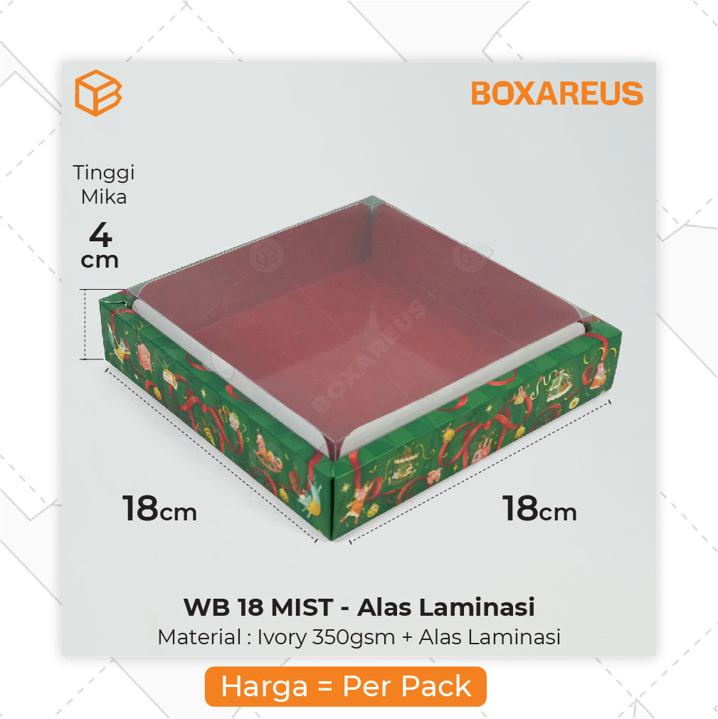 Cake Box - WB 18 Mist Alas (10 Pc)