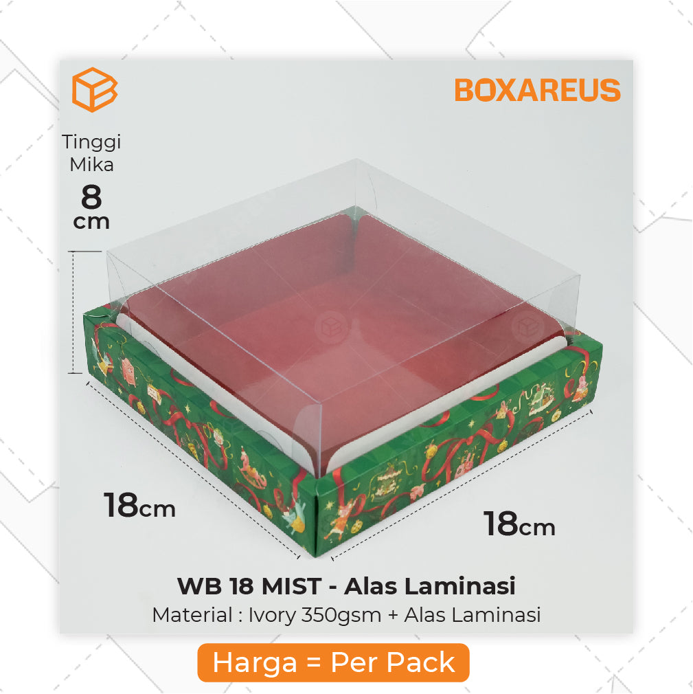 Cake Box - WB 18 Mist Alas (10 Pc)