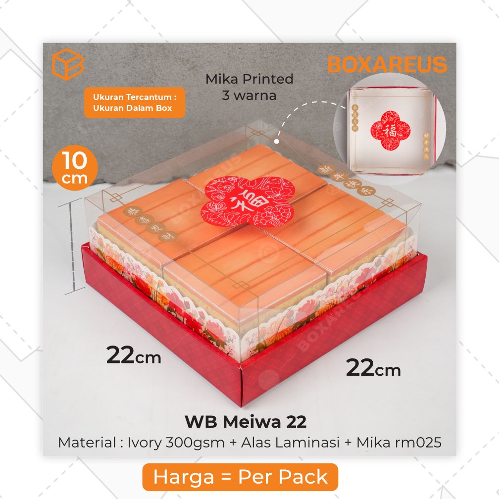 Cake Box - WB Meiwa 22 CNY (10 Pc)