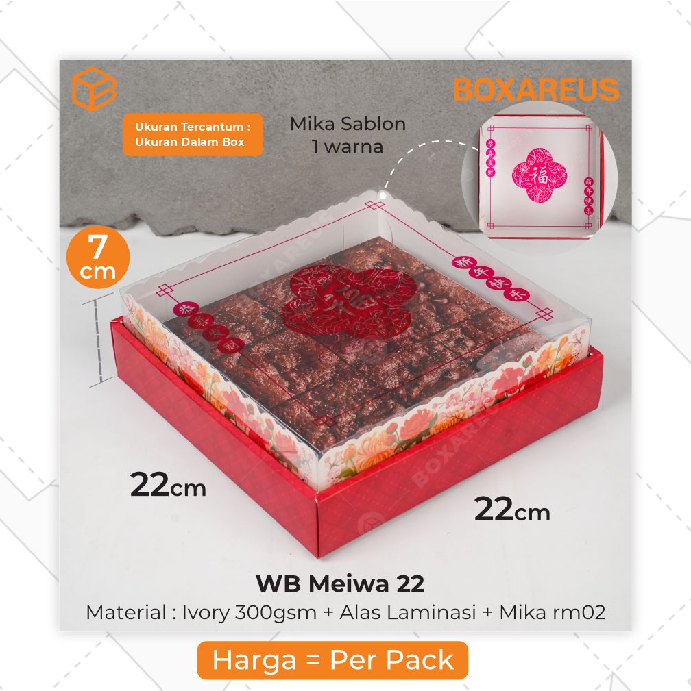 Cake Box - WB Meiwa 22 CNY (10 Pc)