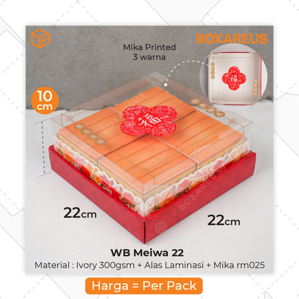 Cake Box - WB Meiwa 22 CNY (10 Pc)