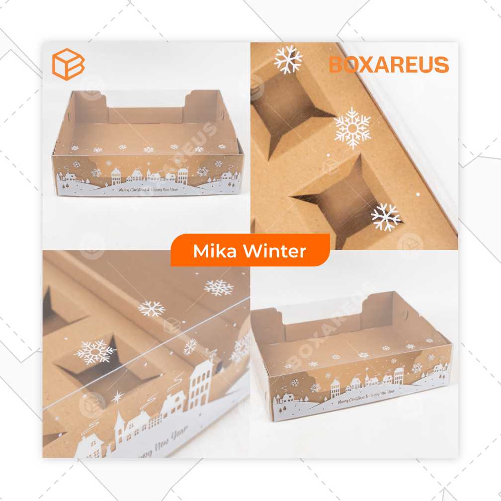 Pudding / Cup Cake Box - WB MULTI 12 (5 Pc)