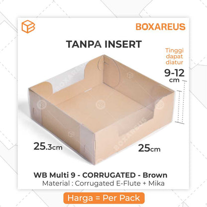 Pudding / Cup Cake Box - WB MULTI 9 (5 pc)