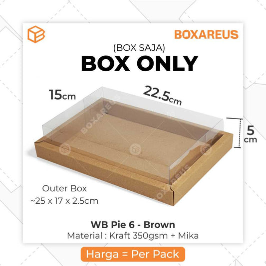 Box Pie Isi 6 - WB Pie 6 (10 pc)