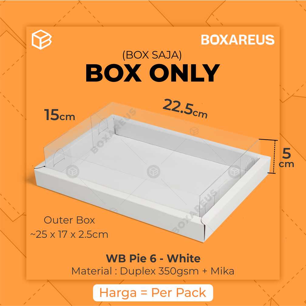 Box Pie Isi 6 - WB Pie 6 (10 pc)