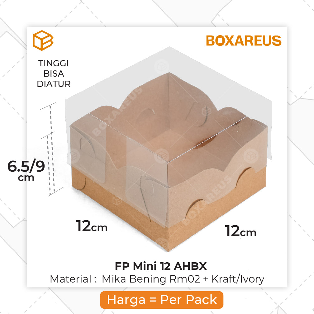 Mini Cake Box - FP Mini 12 AHBX (50 Pc)