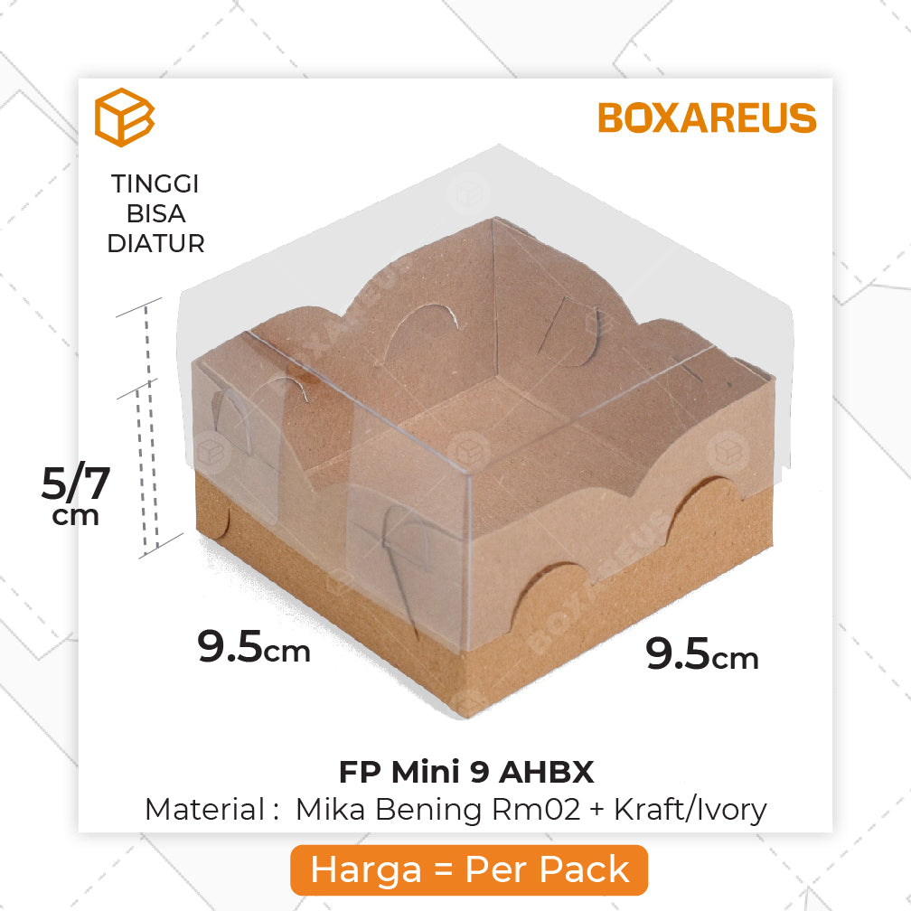Mini Cake Box - FP Mini 9 AHBX (50 Pc)