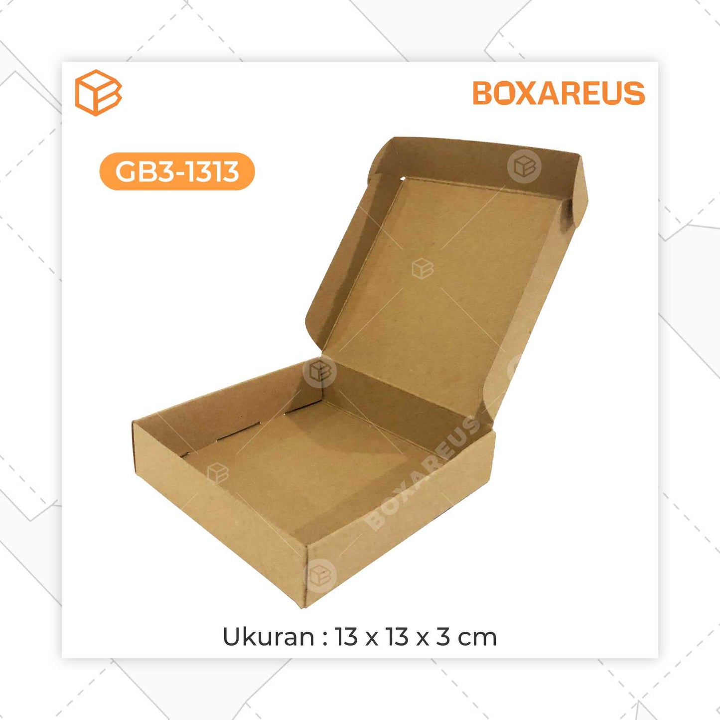 Gift Box - GB3-1313 Brown (20 Pc)
