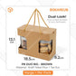 Toples Box Jar - PB Duo Big  (20 Pc)