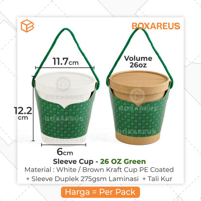 Soup / Ice Cream Cup - Sleeve Cup (10 Pcs)