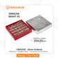 Cake Box/ Nastar Box - CB212135 Emboss CNY (10 Pc)